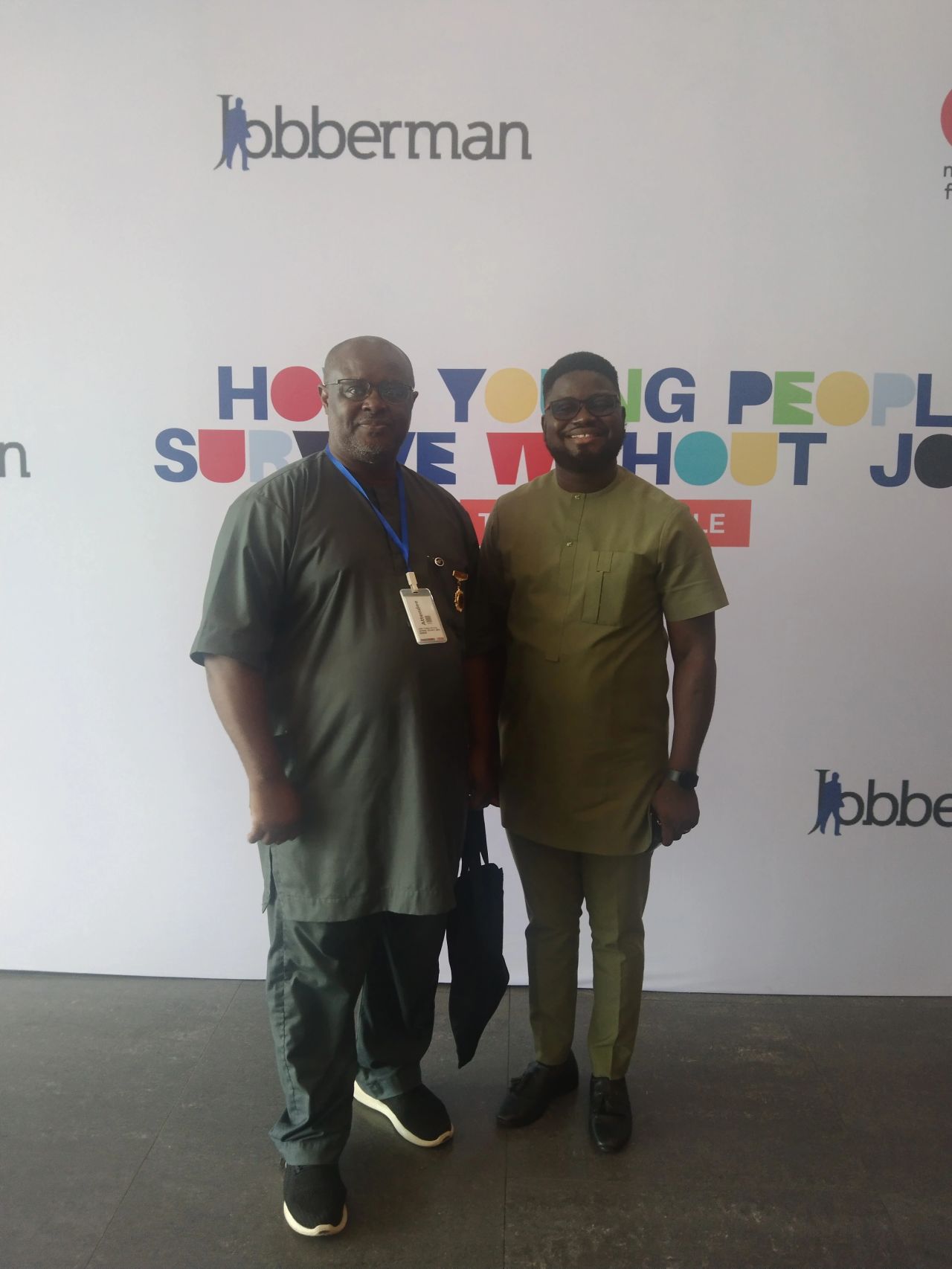 With the Jobberman Managing Director