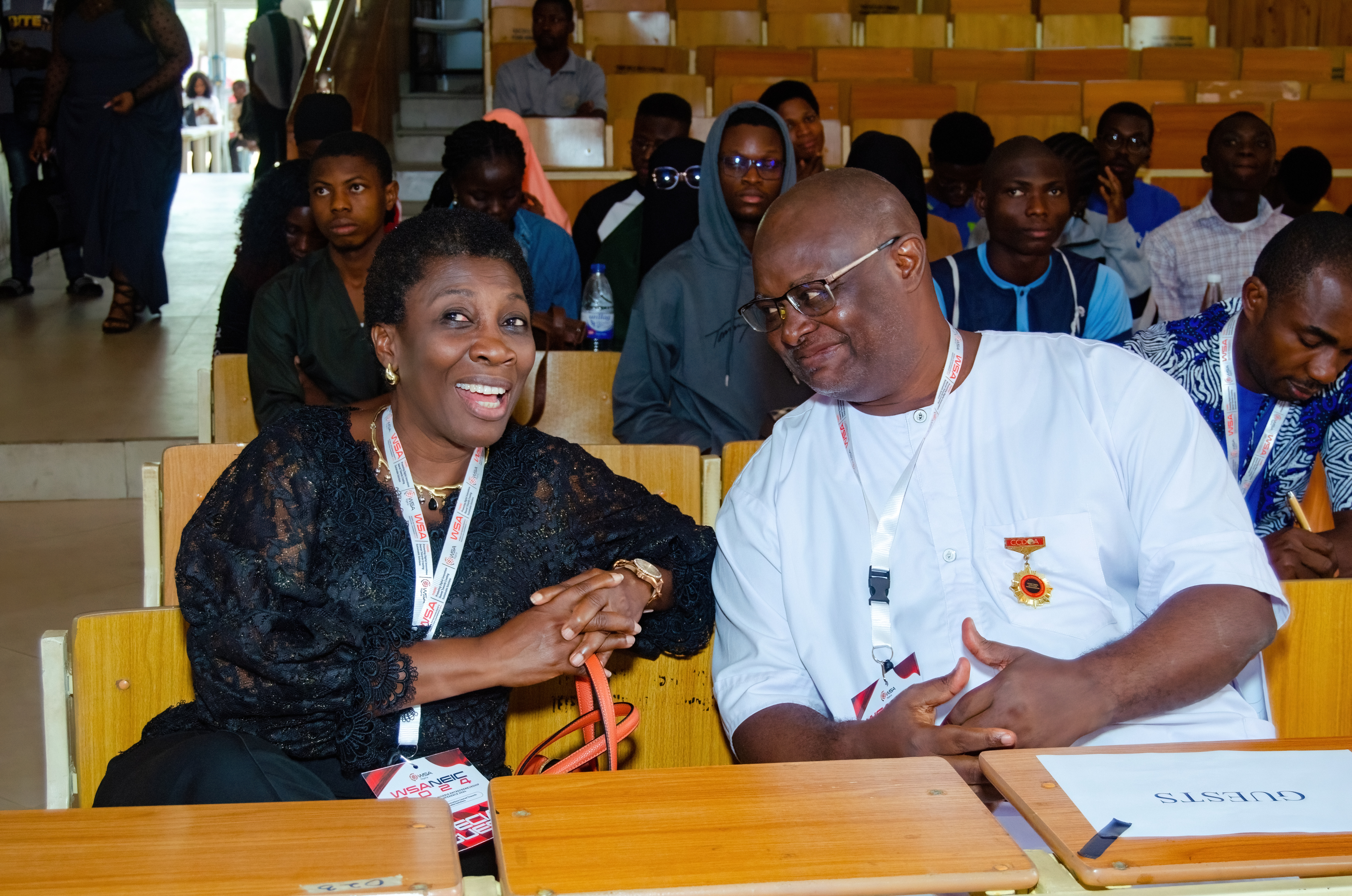 With Deputy Vice-Chancellor Prof. Ayodele Atsenuwa